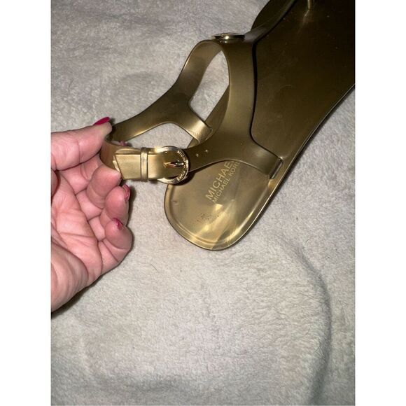Michael Kors Gold Sandals - Picture 3 of 5